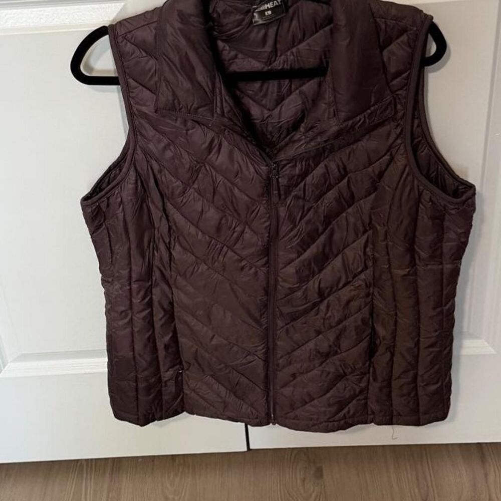 32-degrees Women's Brown and Purple Gilet